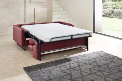 Alina von Bali - Schlafsofa dunkelrot