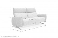 2378 von Hjort Knudsen - 3-Sitzer grey