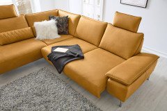 MR 270 von Musterring - Polsterecke links kurkuma