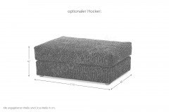 Dawson von Primavera Furniture - Einzelsofa blue