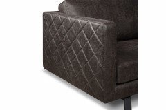 Aragon-LE25 von Het Anker - Ledersofa antraciet