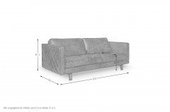 Aragon-LE25 von Het Anker - Ledersofa antraciet