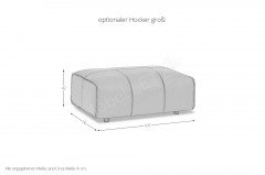 Colosseo von designwerk - Sofaecke rechts sand