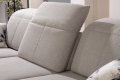 Ella von Gruber - Eckgarnitur Variante links beige-uni