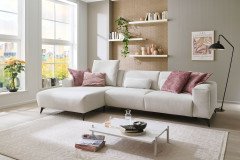 MP-IN24031 von Megapol - Ecksofa Variante links weiß