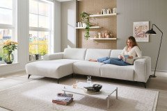 MP-IN24031 von Megapol - Ecksofa Variante links weiß