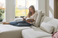 MP-IN24031 von Megapol - Ecksofa Variante links weiß