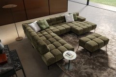 Oasis-LE24 von designwerk - Wohnlandschaft links bronzo