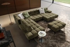 Oasis-LE24 von designwerk - Wohnlandschaft links bronzo