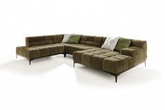 Oasis-LE24 von designwerk - Wohnlandschaft links bronzo