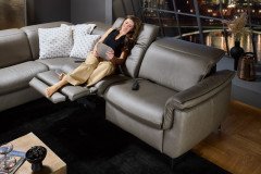 HU-SF24079 von Hukla - Ecksofa Variante links grau