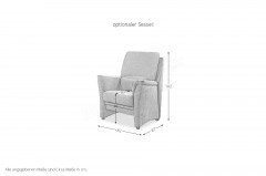 Venedig von Dietsch - Polster-Duo silber