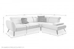 Calais von Poco - Polstersofa Variante rechts beige