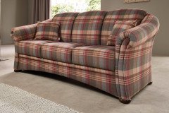 Trient von Schröno - Polstergarnitur rot-grün-kariert