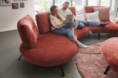 Curve von Poco - Sofaecke marsala