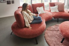 Curve von Poco - Sofaecke marsala