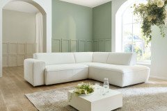 MP-IN24083 von Megapol - Ecksofa Variante rechts weiß