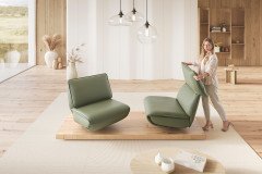 KOINOR Ellis - Ledergarnitur green