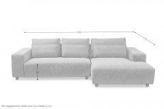 Rodan von Easy Sofa - Ecksofa rechts red