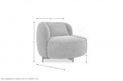 7596 von Himolla - Sessel chiffon