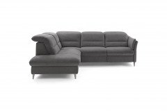 MR 1390 von Musterring - Ecksofa Variante links grey
