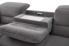 MR 1390 von Musterring - Ecksofa Variante links grey
