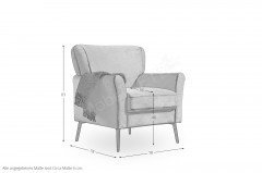 Amadeo von SCHÖNER WOHNEN - Sessel gold