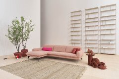 1560 von Himolla - Eckgarnitur links blush