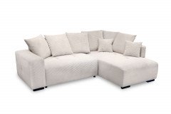 Arpino von Exxpo - Ecksofa rechts creme