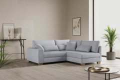 HILLA NOVASPRING von Nova Via - Ecksofa rechts grau