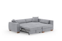 HILLA NOVASPRING von Nova Via - Ecksofa rechts grau