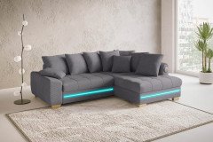 Nikita II von Nova Via - Eckcouch rechts stone