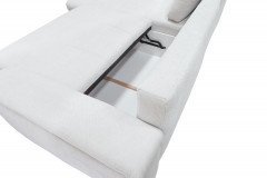 Casa Grande-LE24 von Exxpo - Eckcouch links snow