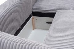 Lush von Exxpo - Eckcouch rechts grey