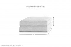 Alberta von Primavera Furniture - Einzelsofa dunkelbeige