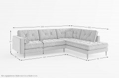 Scott von Primavera Furniture - Polstersofa rechts winered
